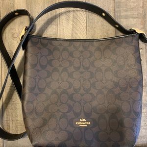 Coach Val Duffle In Signature Canvas